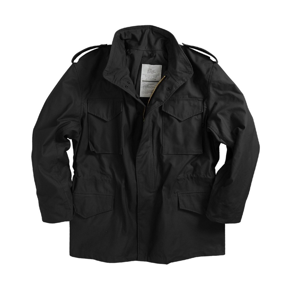 Rothco Black Military Field Jacket